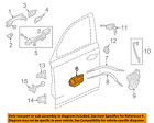 72160tz3a01za Honda Acura Oem Inside Door Handle Left