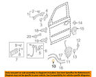 72161szaa01zd Honda Oem Pilot Front Inside Hole Cover Left