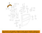 72681tk4a11za Tl Left Door-handle Honda Oem Lock Hardware-rear Acura