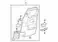 74813-01010-b1 Tacoma Toyota Genuine 2005-2015 Pull Handle
