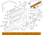7p6867101dhdoz Volkswagen Vw Oem Door Handle Left