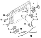 80671-01p00 Nissan Genuine Handle Inside Pulsar