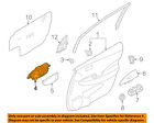 806713nf1a Nissan Oem Inside Door Handle Left
