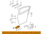 806719n00a Nissan Oem Inside Door Handle Left
