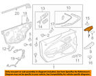 80676-1an1a Nissan Genuine Murano Handle