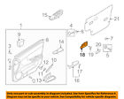 826212f00087 Kia Oem 07-09 Spectra