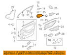 83555szna21za Honda Acura Oem Zdx Front Bezel Left