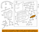 84130256 Gm Cadillac Oem Door Handle Assembly Left