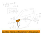 88971437 Handle Pontiac Gm Door 03-08 Vibe-interior Oem