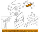 8r0837019aj42 Audi Oem Inside Door Handle Left