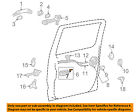 9008054005 Toyota Oem Tacoma Front Inside Cushion