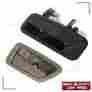 69240-aa010 97-01 Aftermarket 2 X Black Exterior Beige Inside Rear Left Door Handle For Toyota Camry 692783-3020