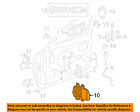 Rz12dx9aa 98-00 Oem Dodge Handle Durango-interior Chrysler Door