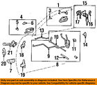 6920607010e3 98-99 Avalon-interior Door Oem Toyota Left Handle
