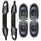 Aa80372601r Advisor Exterior Outer Inner Right Left Black Door Handles Fit
