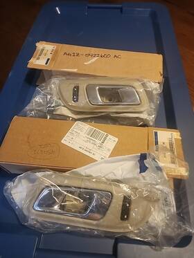 Ag1z-5422601ac Ac Ag1z5422601 And Ag1z-5422600 Int. Door Handle Left Right 10-12 Taurus A