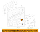 72160sdaa02zd Accord-interior Honda Left 03-07 Handle Door Oem