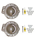 Ads7201r-2 Brock Commander Passengers Set Of Inner Khaki Door Handles Housing