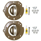 Ux65wl5aa-k Ads7215l-2 Brock New Drivers Set Inside Door Handle Taupe Satin Chrome Ux65wl5aa-k Ads7215l-2 Brock New Drivers Set Inside Door Handle Taupe Satin Chrome