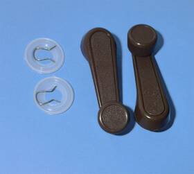 Tt5697 Aftermarket Product With Tracking Number 2x Brown Windows Crank Handle Fits Toyota Land Cruiser Fj40 Fj43 Fj45 Bj40 Hj45
