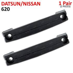 A-ts194345 Aftermarket Products Pair Black Door Pull Handle Inner For Datsun Nissan 620 Pick Up Ute 1973 - 1979