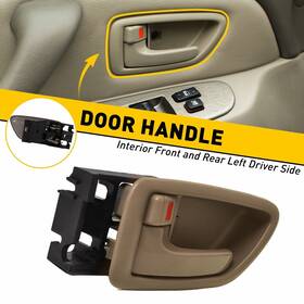 Mbs-nm-sequoia-01-07-lb-eaaa Aftermarket Products Inside Left Lh Side Door Handle For 2001-07 Sequoia 04-06 Tundra Crew Cab New