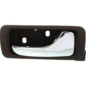 Repa491317 Aftermarket Replacement Interior Door Handle For 96-2004 Acura Rl Rear Rh Beige Bezel With Chrome Lever