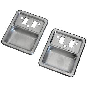 All American Billet Dhc-fb6877 68-77 Bronco Interior Door Cups