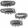 Am-2348849403 Am Autoparts Front Rear 4 Piece Interior Door Handle Set Gray Chrome For Sebring Stratus 93287