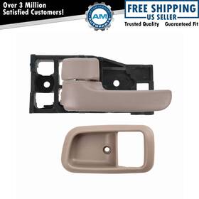 Am-916296913 Am Autoparts Front Left Interior Door Handle And Bezel Kit Fits 2000-2006 Toyota Tundra