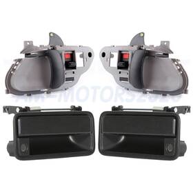 Amm823515s01 Am-motors2020 Front Left Right Door Handle Inner And Outer 4x For Chevy Gmc Pickup Truck Suv
