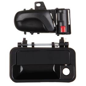 Amm830867sx01 Am-motorsparts Pair Outer And Inner Front Left Lh Door Handles For Suzuki Swift 1989-1994