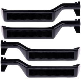 Am812323sx01 Ammotor2020 Set Of 4 Interior For 1980-1998 Ford F-250 Front Rear Lh And Rh Black Door Handle