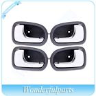 Autopartsclub2018 Ap812353a1c18 Inside Chrome Gray Door Handle Right Left Set Fit Mazda