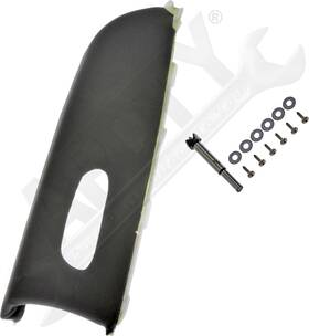 120050 Apdty Replacement Arm Rest Door Pull Gray Cloth Rear Right
