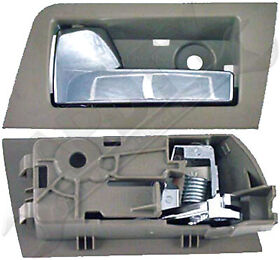 92875 Apdty Interior Door Handle Rear Left Stone Gray Chrome 92875 Apdty Interior Door Handle Rear Left Stone Gray Chrome
