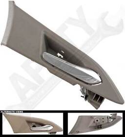 93642 Apdty Interior Door Handle Gray Chrome With Memory