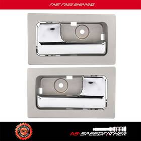 As Speedfather As82964101s 2pcs Chrome Interior Left Right Side Door Handles Fits Ford F-150 Lobo 09-14