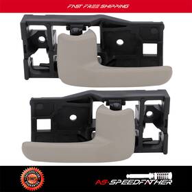 As82965501s As Speedfather 2pcs Interior Rear Left Right Door Handles For Toyota Tundra 2000-2005 2006 Gray