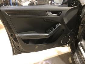 204.au1o14 Audi 2013-2016 S4 Front Interior Door Trim Panel Left Driver Black 891923