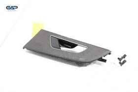 4m0839020g Audi Q8 Rear Right Side Door Interior Handle With Wood Grain Bezel Oem 2019 - 2023
