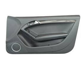 8t1867104h Audi 09-17 Rs5 Front Door Panel Black Leather Carbon Trim Rh Scuffs