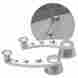 Autdnwc004 Autoloc Power Accessories Billet Star Door Window Crank Pair Race Jr Dragster Flathead Road King 802269154728