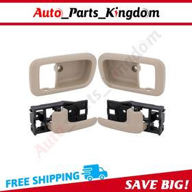 10484189 Auto Parts Kingdom Rear Left Right Side Inside Door Handle And Bezel Fits Toyota Tundra 2000-2006