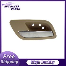 Aceszfz20250912-30 Autoacesparts Door Handle Cashmere And Chrome Rear Inside Lh Left Driver Side For Escalade