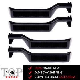 Adp81232301s Autodayplus Set Of 4 Interior For 1980-1998 Ford F-250 Front Rear Lh And Rh Black Door Handle
