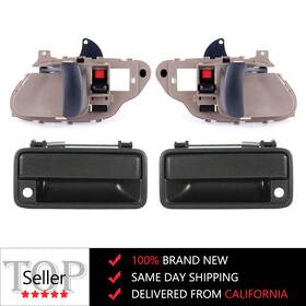 Adp823514s01 Autodayplus Door Handle Inside And Outside Kit Set Of 4 For Chevy Gmc Cab Pickup Truck Suv 2dr