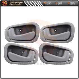 Aut802181t01 Autodealsparts Interior Door Handle Lh Rh Fits 98-02 Toyota For Corolla Chevrolet Prizm Grey