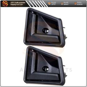 Autodealsparts Aut80225601s 2pcs For Chevy Geo Sidekick Door Handles Blackinterior Left Rear Front Side