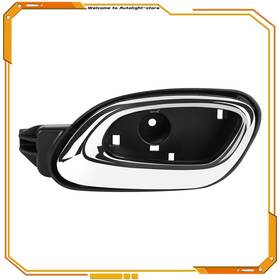 At128397s01 Autolight-store Interior Inner Rear/front Left Fits 2010-2015 Chevy Camaro Chrome Door Handle